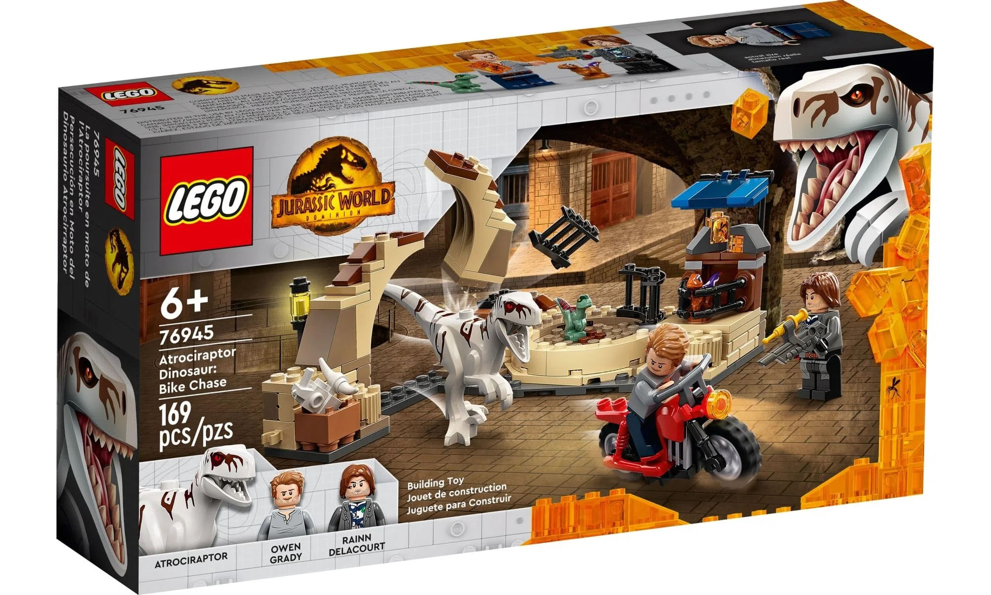 Jurassic World Perseguição De Motocicleta 76945 4111176945