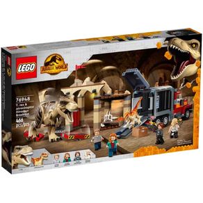 Lego-Jurassic-World-Fuga-do-Atrociraptor-e-T-Rex-76948