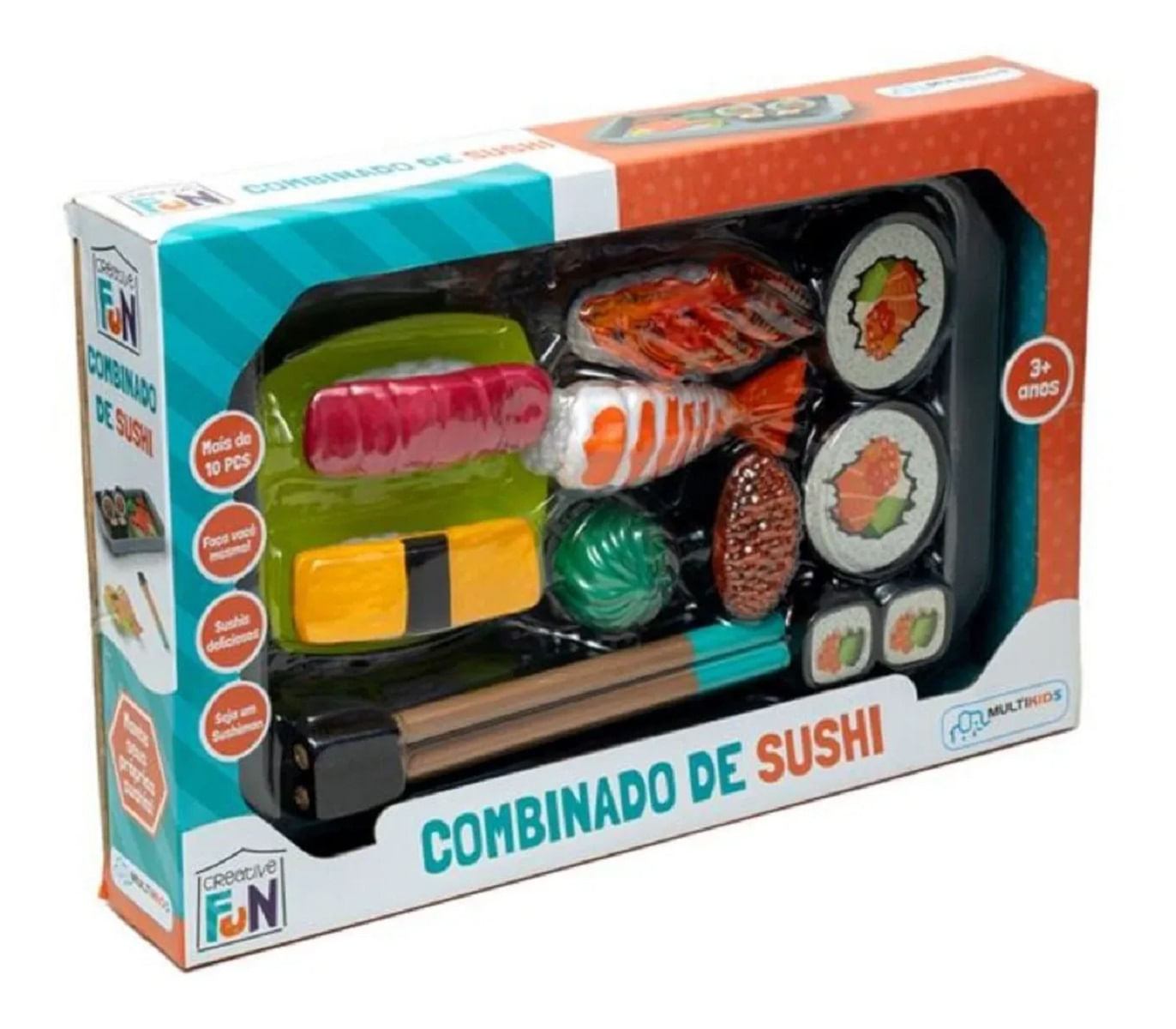Creative Fun Combinado De Sushi Multikids Br1437 - Bumerang Brinquedos