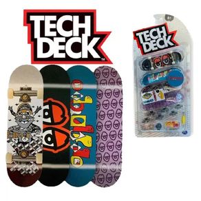 Tech-Deck-Kit-com-4-Skate-de-Dedo-Krooked