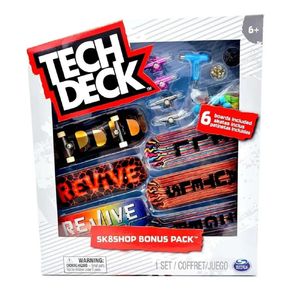 Tech-Deck-Skate-De-Dedo-Revive-com-6-Shapes