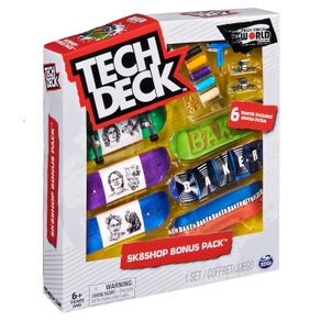 Tech-Deck-Skate-de-Dedo-Baker-com-6-Shapes