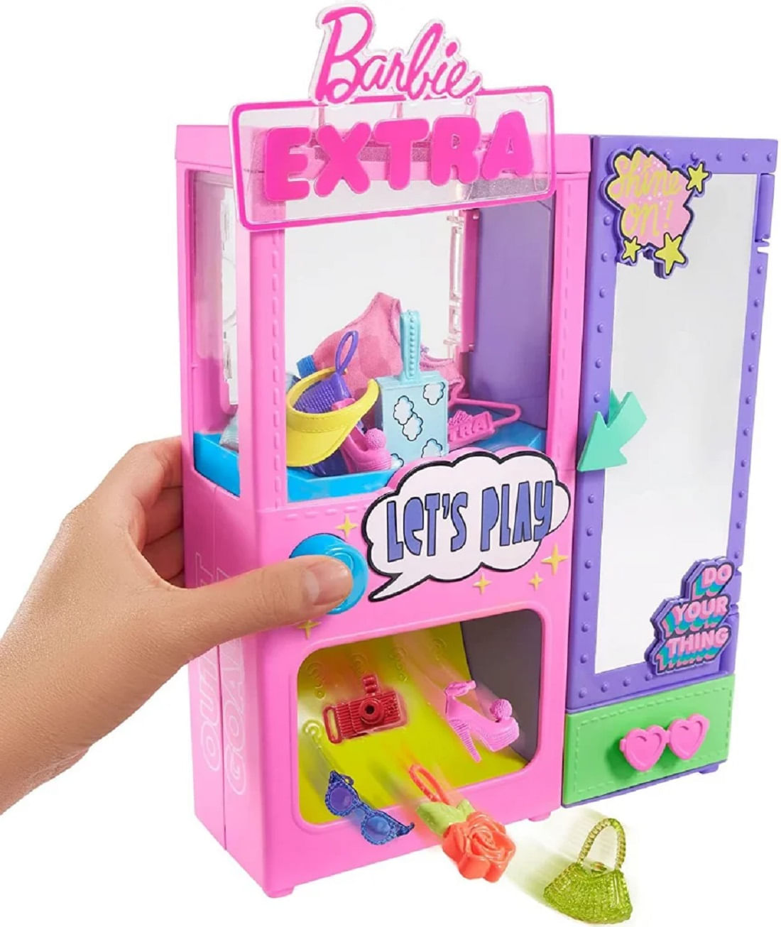 Playset Grande Guarda Roupa Motorizado Glitterizer E Acessórios - Barbie  Moda E Magia - Acompanha Boneca - Mattel / Ano De Fabricação: 2009 na  Americanas Empresas