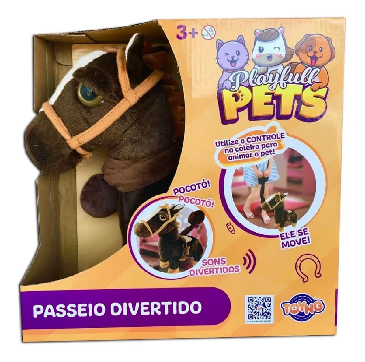 Cavalinho de Pano Touro - MP Brinquedos