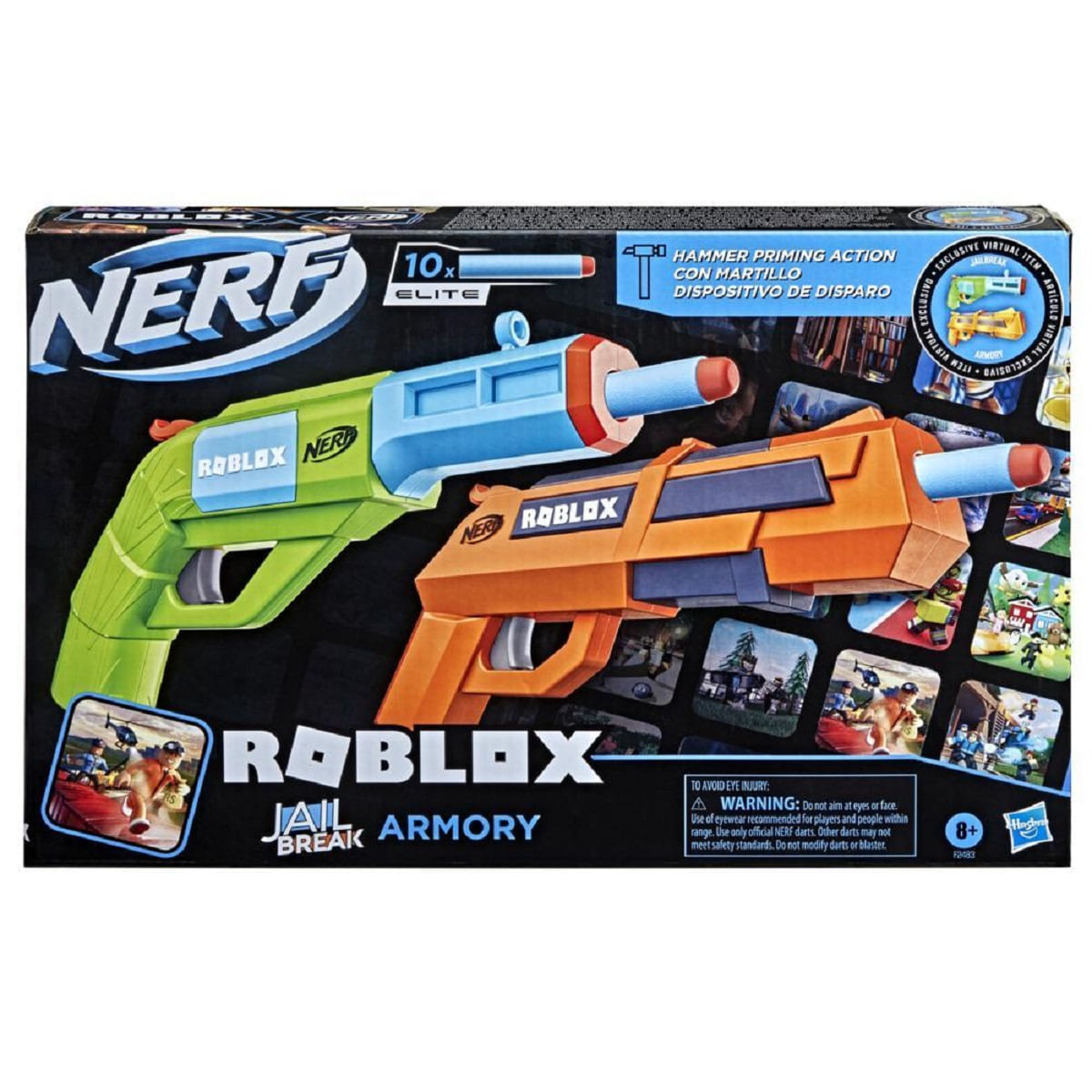 Roblox Jailbreak Armory Nerf F2483 - Bumerang Brinquedos
