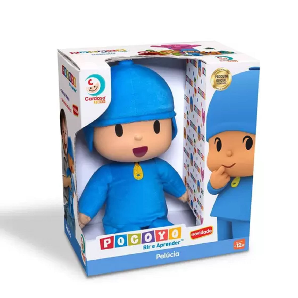 Boneco Pocoyo em Vinil e Pelúcia - Bumerang Brinquedos