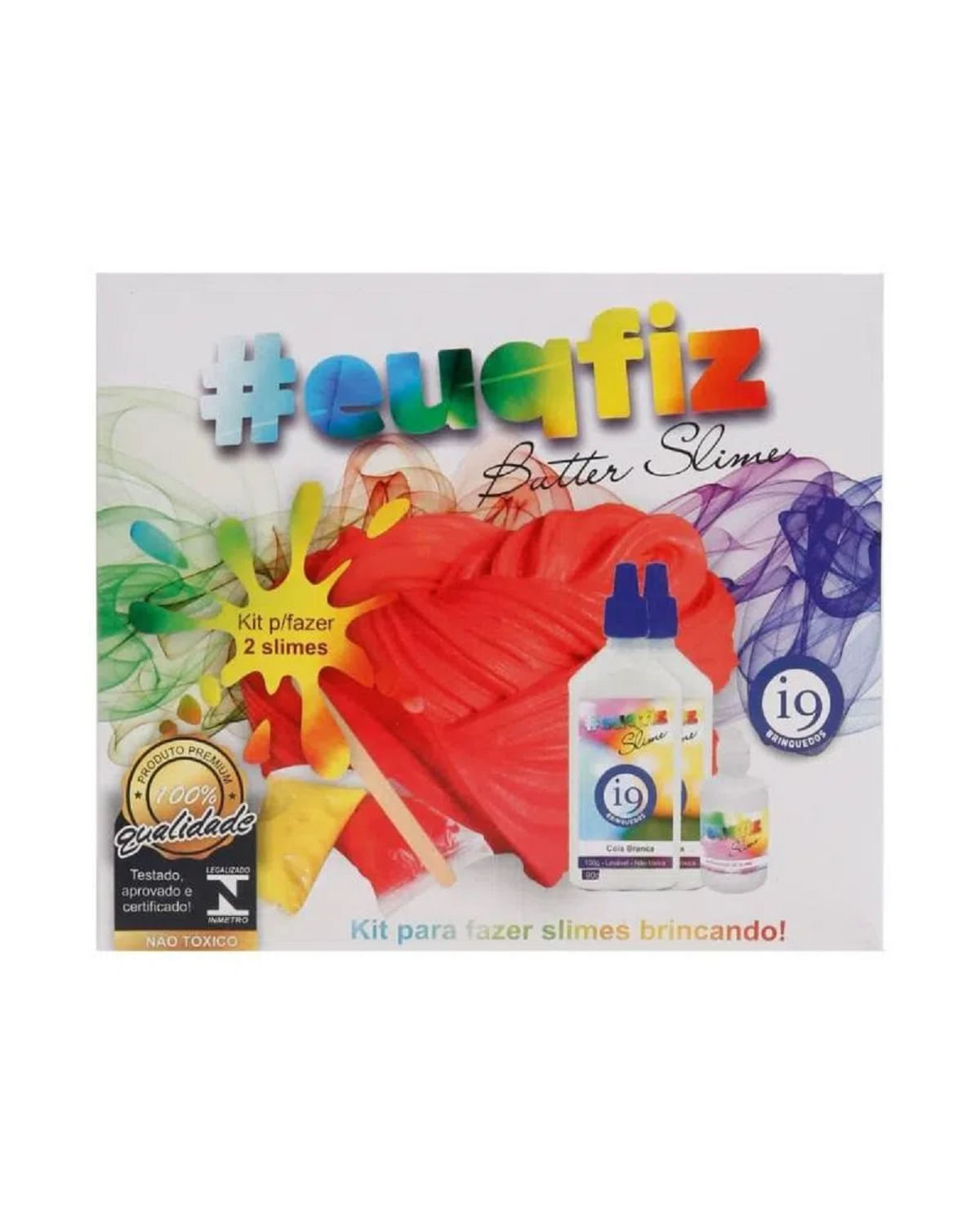 Euqfiz Kit 2 Slimes Butter I9 Bri0225 - Bumerang Brinquedos
