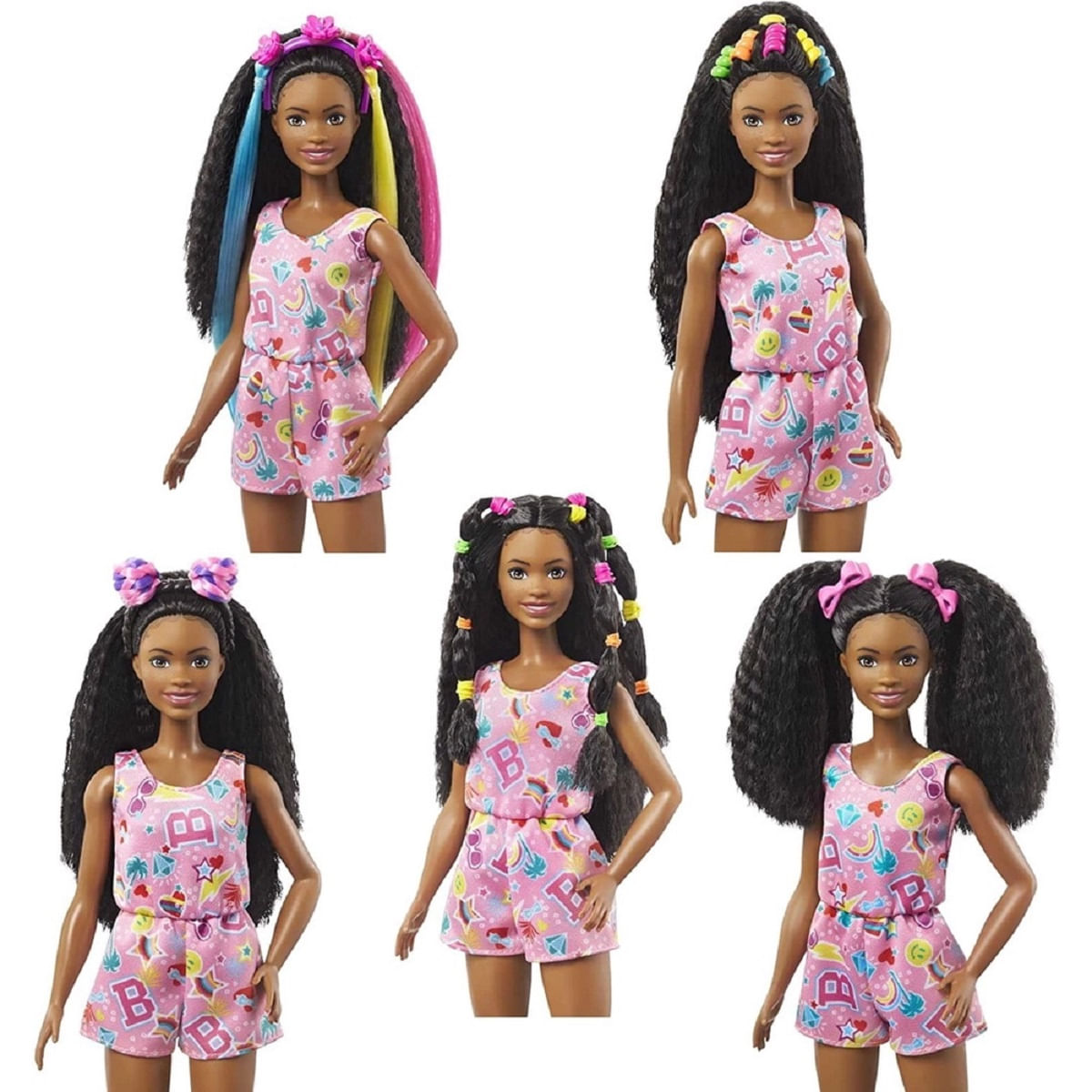 Barbie Boneca Brooklyn Penteados Divertidos - Bumerang Brinquedos
