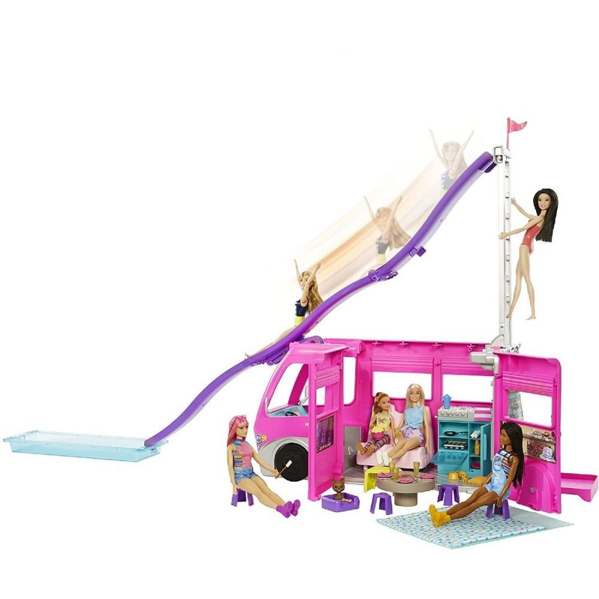 Barbie store camper trailer