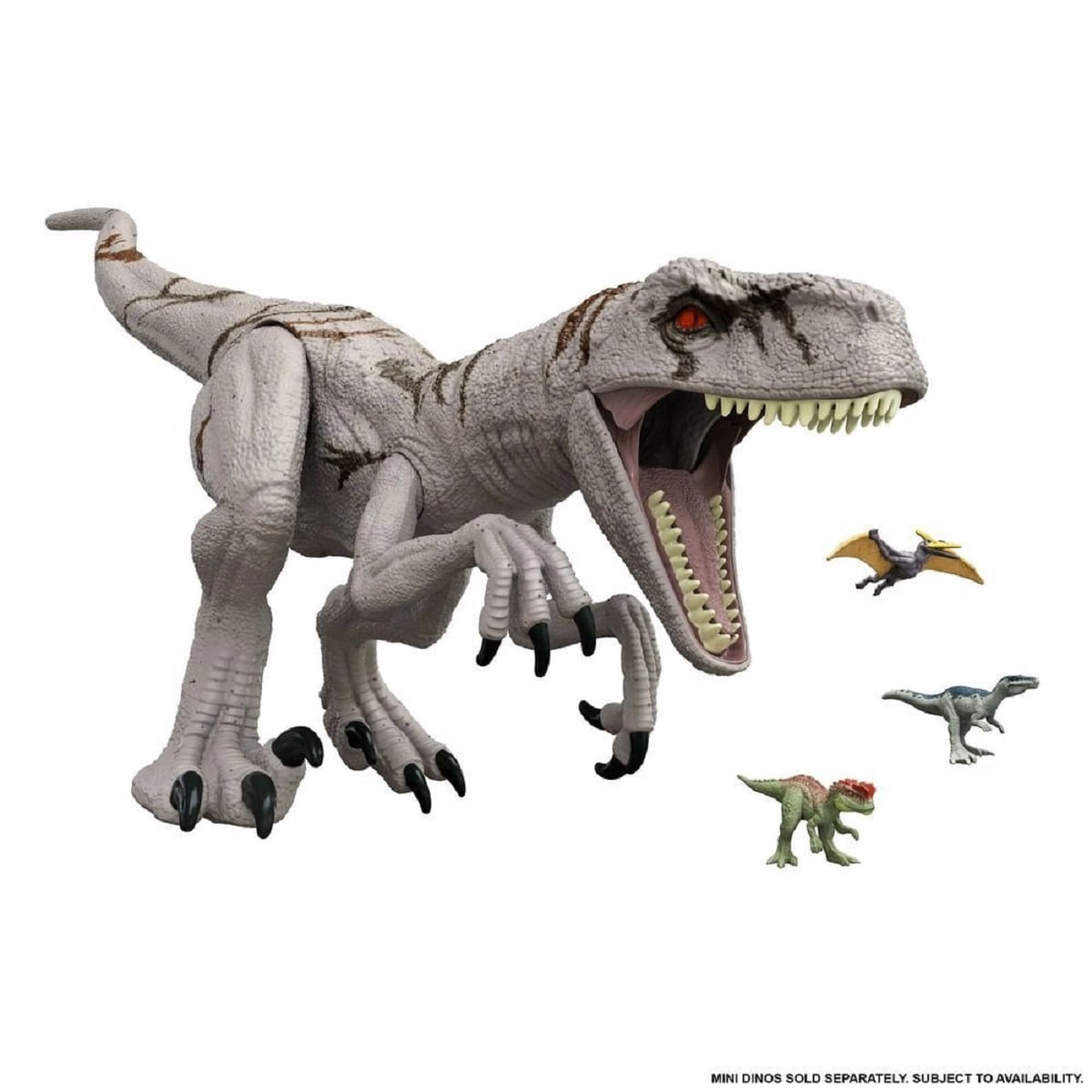 Kit Dino T-Rex Jurassic World + Jogo Quebra Cabeça 30 Peças