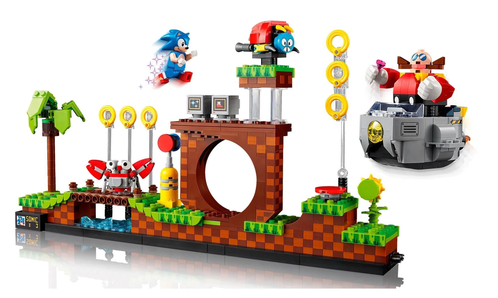 Lego Ideas - Sonic the Hedgehog: Green Hill Zone, 21331, meninos, meninas,  blocos, peças, original, loja, licença