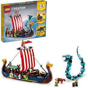 Lego-Creator-Navio-Viking-Serpente-Midgard-31132