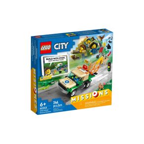Lego-City-Missoes-de-Resgate-de-Animais-Selvagens-60353