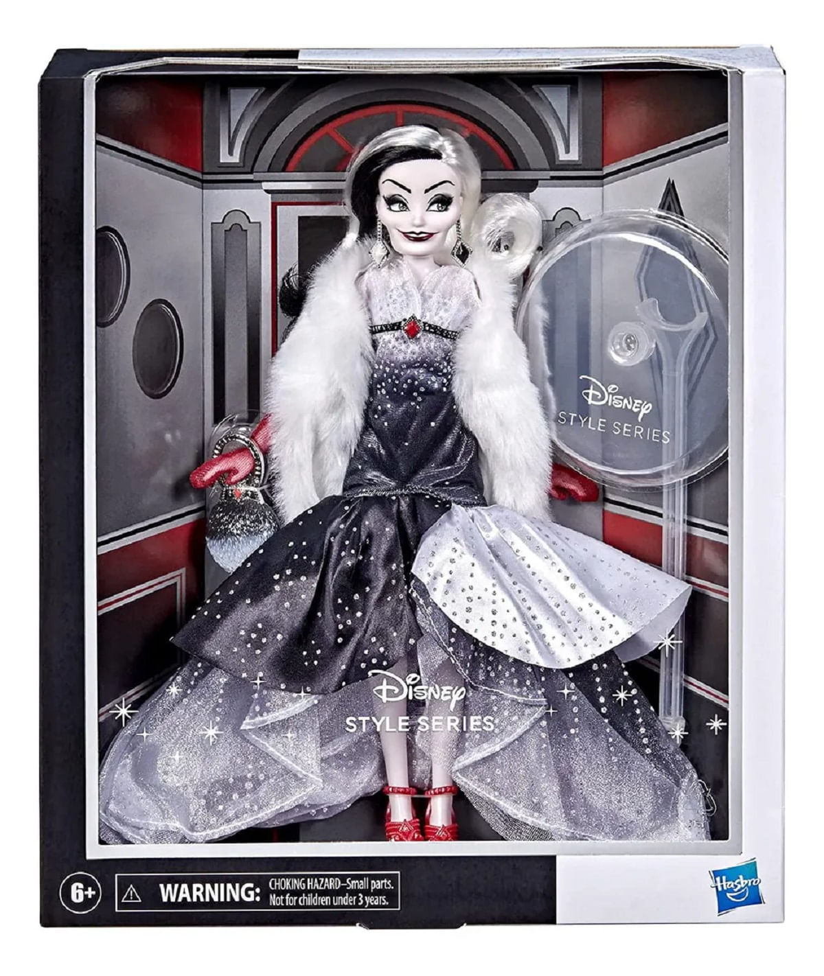 Boneca Cruella De Vil Disney Vilãs Disney Princes F3263 - Bumerang  Brinquedos