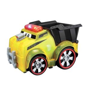 Miniatura-Caminhao-Push-e-Glow-Dump-Truck-Amarelo