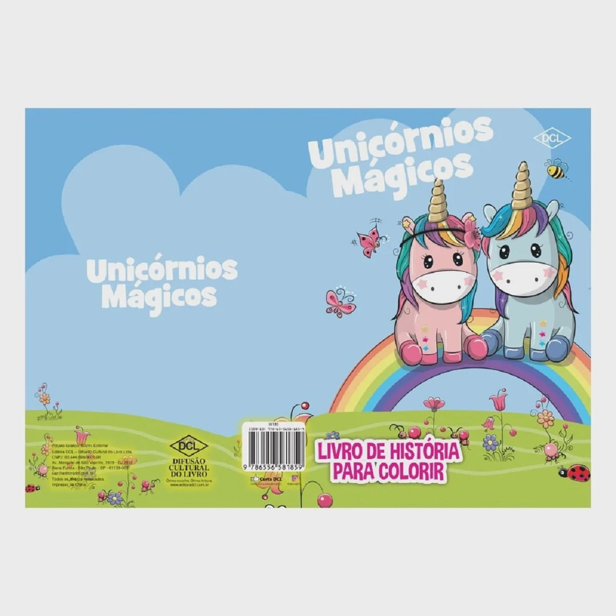 Livro Vamos colorir - Unicórnio