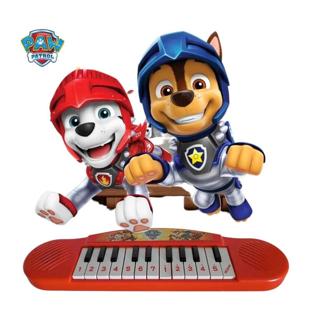 Brinquedo Musical Infantil - Patrulha Canina - Piano Xilofone