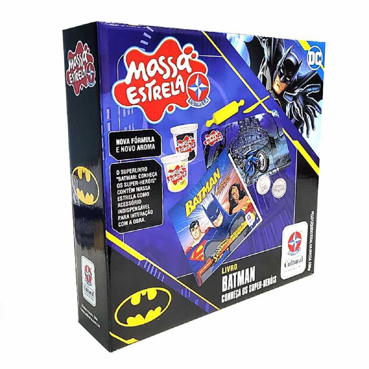 Super Massa Com Livro Do Batman Estrela 3005101300034 - Bumerang