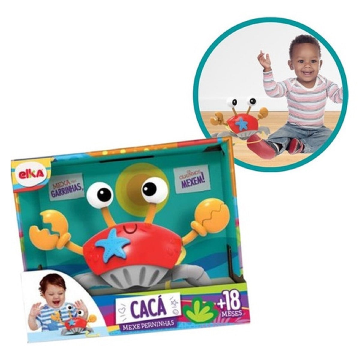 Cacá Mexe Perninhas Elka 1210 - Bumerang Brinquedos