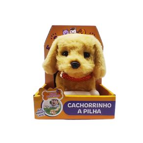 Pelucia-Cachorrinho-Marrom-Playfull-Pets