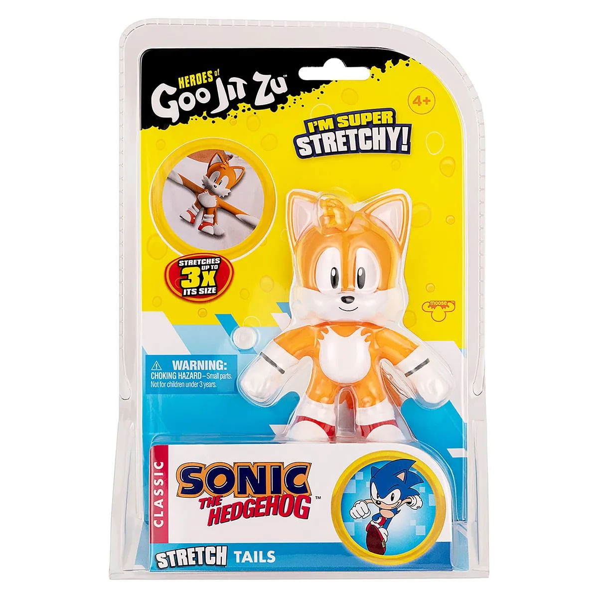 Got Jit Zu Boneco Elástico De 12Cm Do Tails Sonic Sunny 003366 - Bumerang  Brinquedos