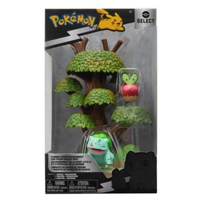 Pokemon-Playset-15cm-Floresta-com-Bulbassauro-e-Applin