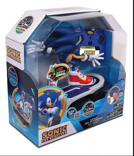 Filme Sonic the Hedgehog Sonic 2 - Veículo Sonic Speed RC