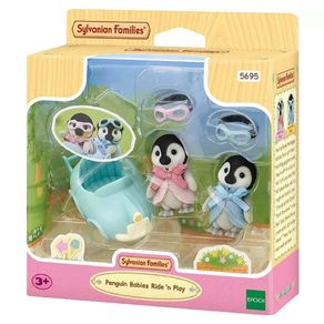 Sylvanian-Families-Carrinho-de-Brincar-dos-Bebes-Pinguins