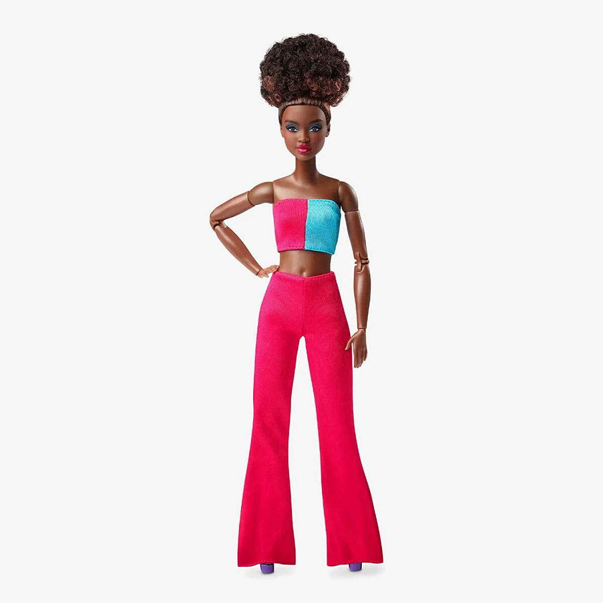 Boneca Signature Looks Negra Barbie Hjw81 - Bumerang Brinquedos