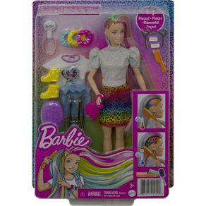 Boneca-Barbie-Arco-Iris-Leopardo