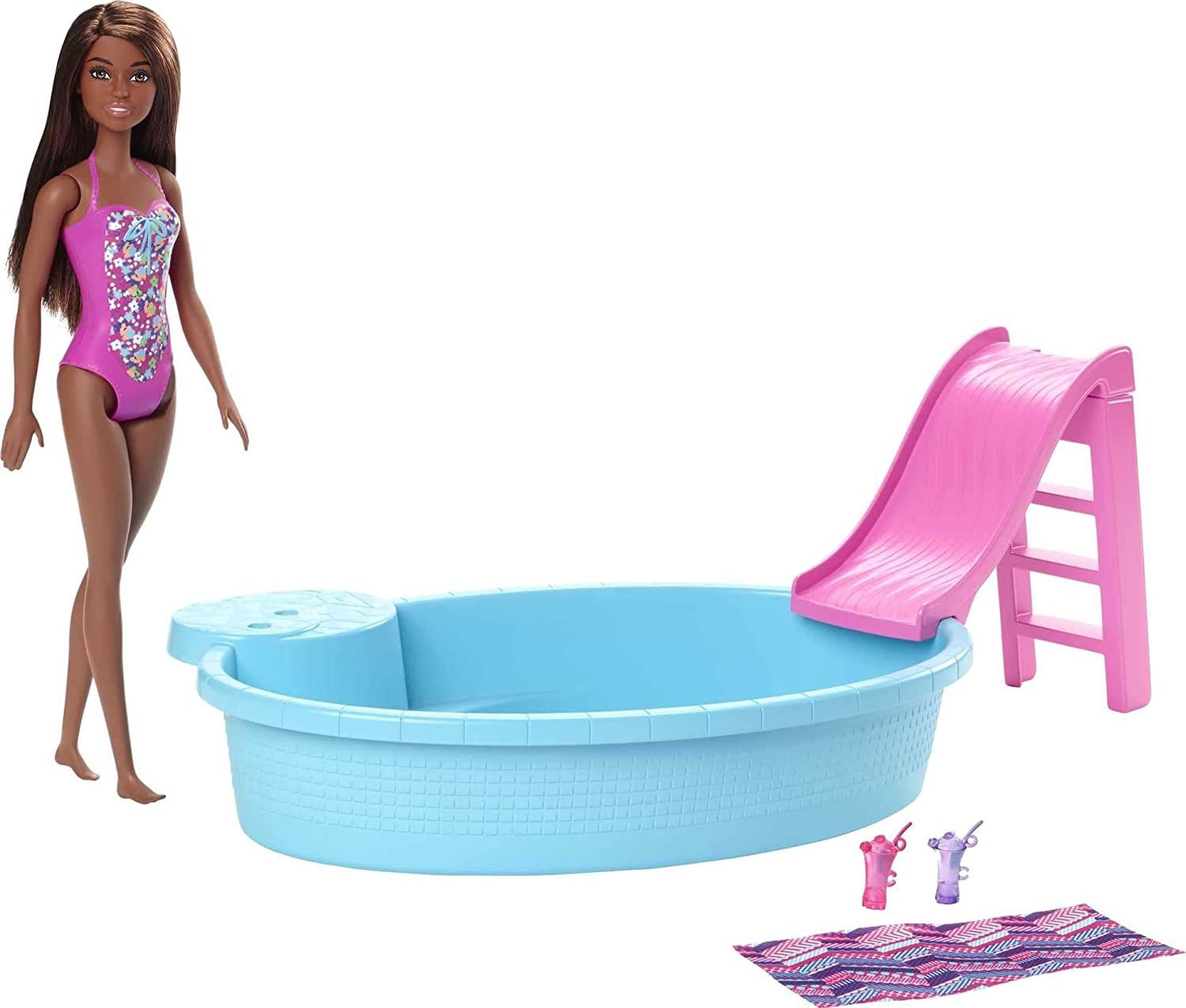 Boneca Barbie Piscina e Acess rios Bumerang Brinquedos