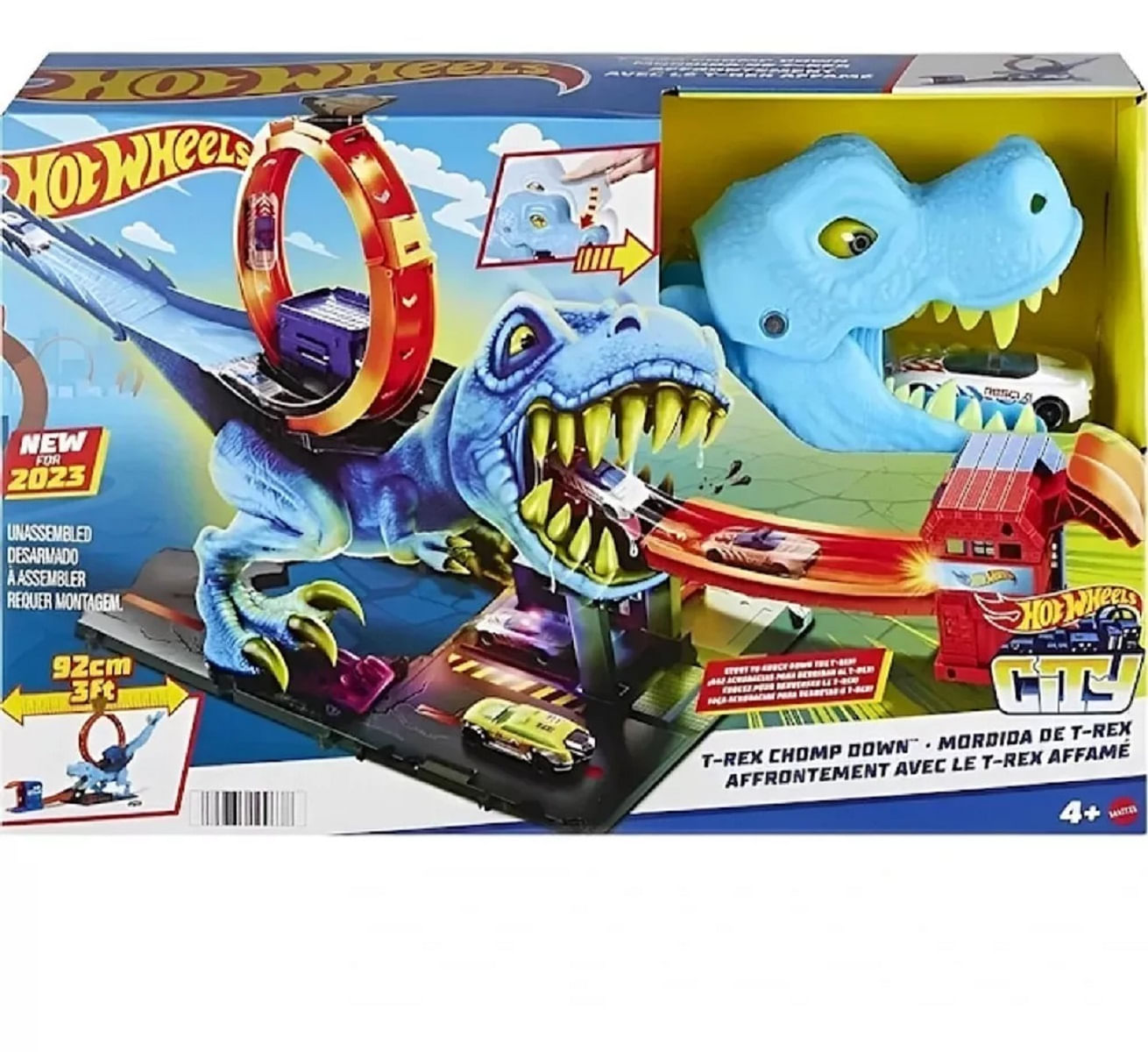 Hot Wheels Pista Ataque Trex Mattel Hkx42 - Bumerang Brinquedos