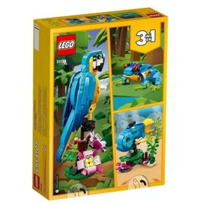 Lego-Creator-3-em-1-Papagaio-Exotico-31136