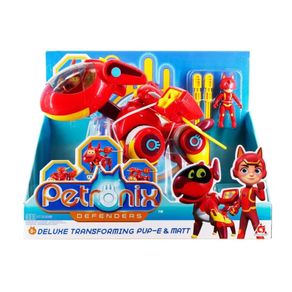 Veiculo-e-Boneco-Articulado-Petronix-Defenders-Pup-E-Matt