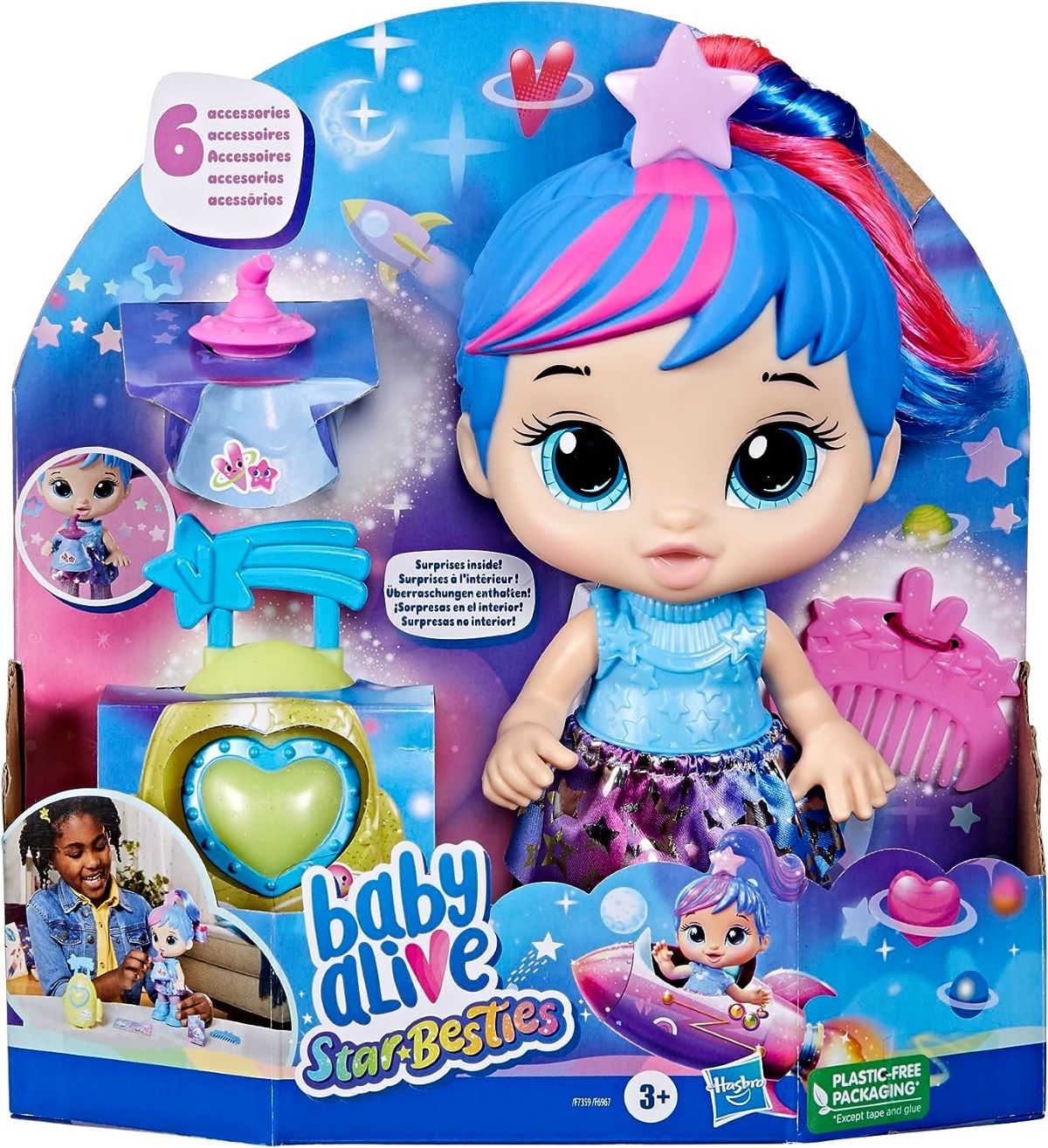 Boneca Star Besties Stellar Skylar Baby Alive F7359 - Bumerang