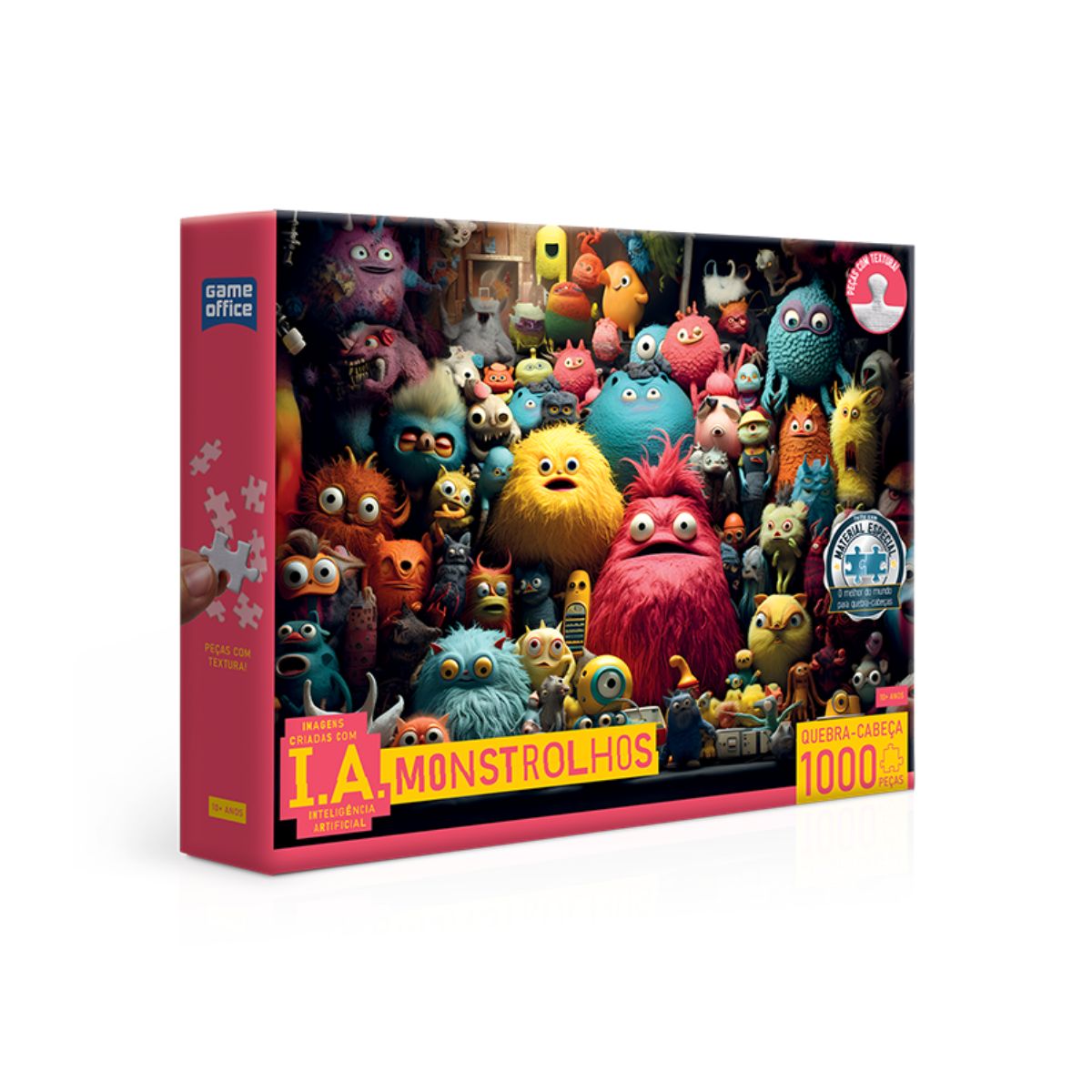 Quebra Cabeça 1000 Peças Monstrolhos Toyster 003150 - Bumerang