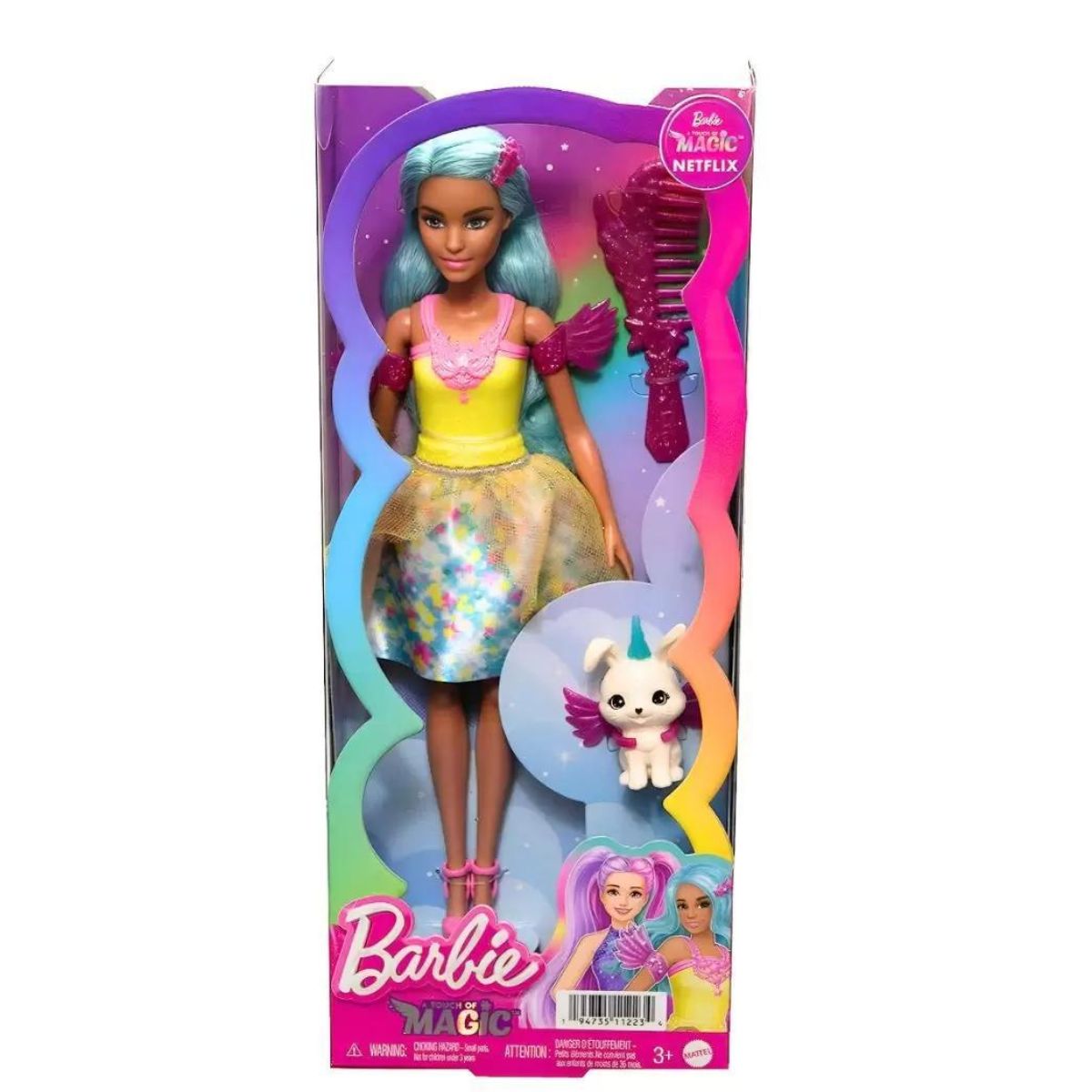 Kit 3 Mini Vestidos Boneca Barbie + 3 Sapatos + 3 Acessórios