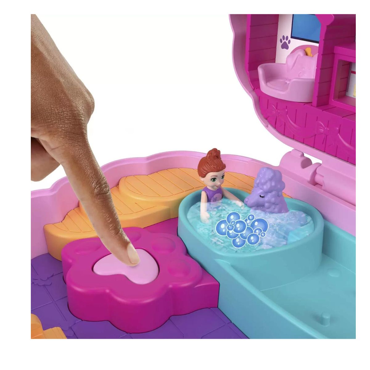 Polly Pocket Conjunto Spa de Poodle - Bumerang Brinquedos