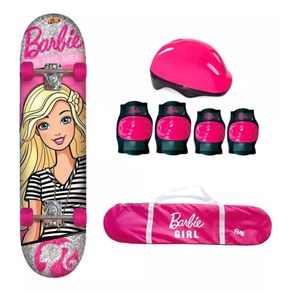 Skate-Barbie-com-Acessorios-de-Seguranca-Blusa-Listrada