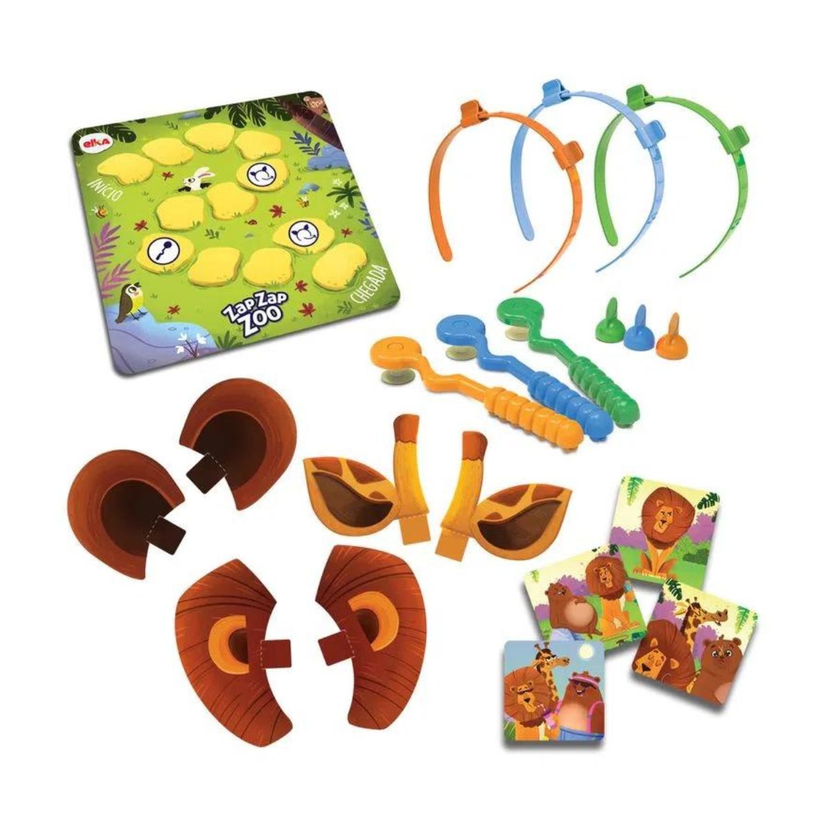 Jogo Zap Zap Zoo Elka 1240 - Bumerang Brinquedos