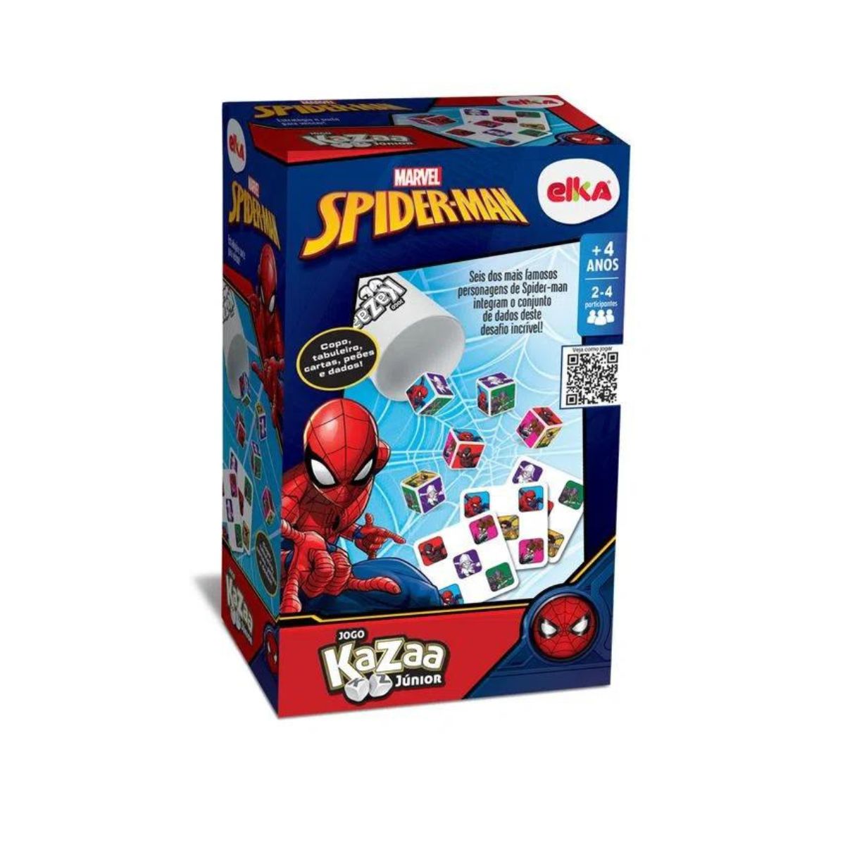 Jogo Kazaa Junior Spiderman Elka 1243 - Bumerang Brinquedos