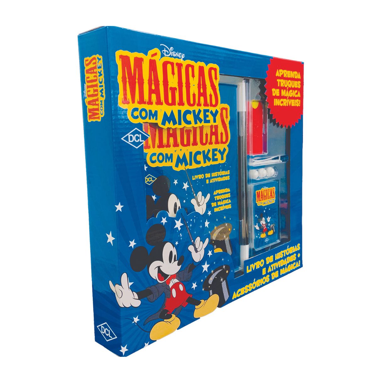 Mágicas Com Mickey Dcl Livros D8238 - Bumerang Brinquedos