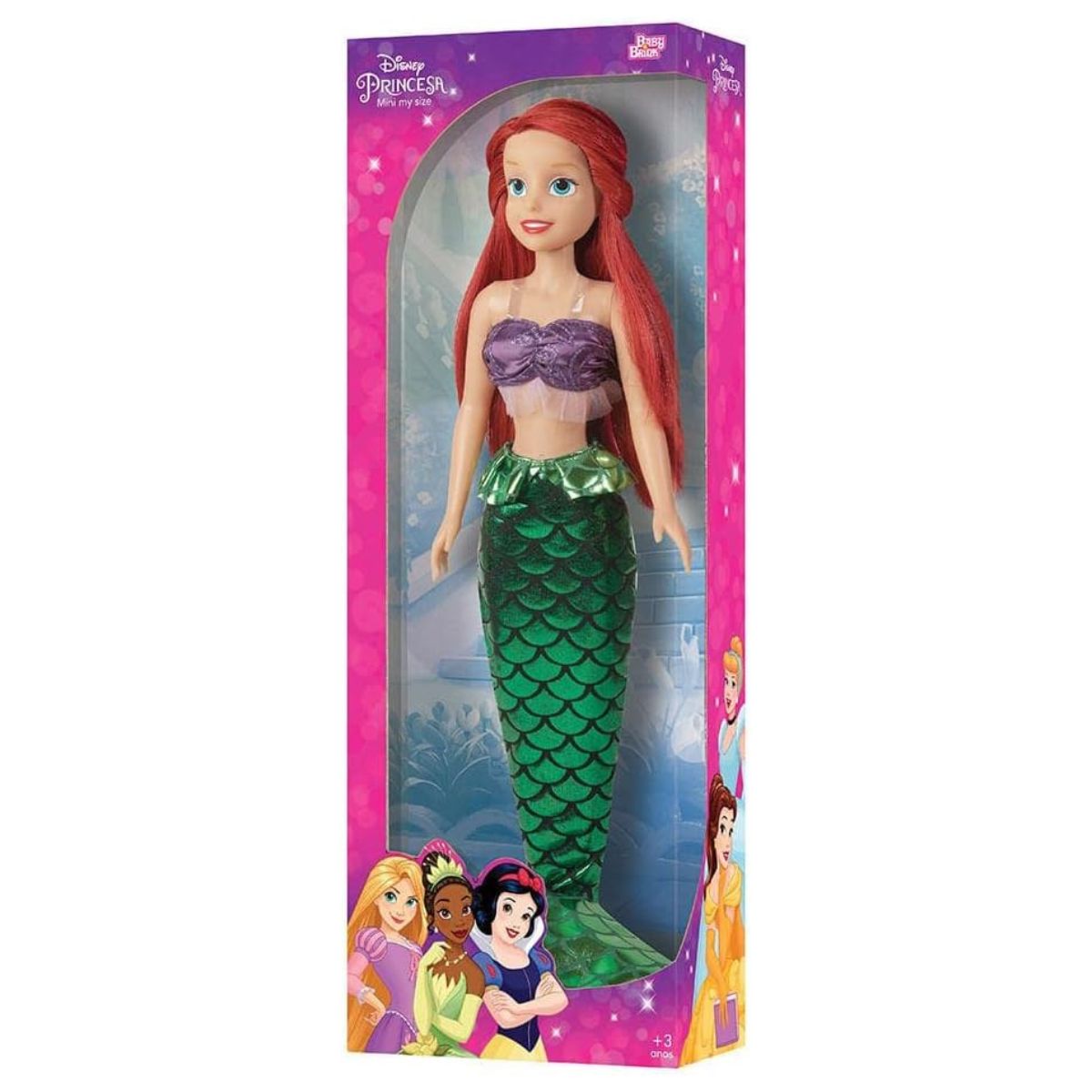 Princesa Disney Ariel My Size Novabrink Bbra 2014 Bumerang