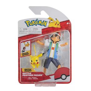 Boneco-Pokemom-Ash-e-Pikachu