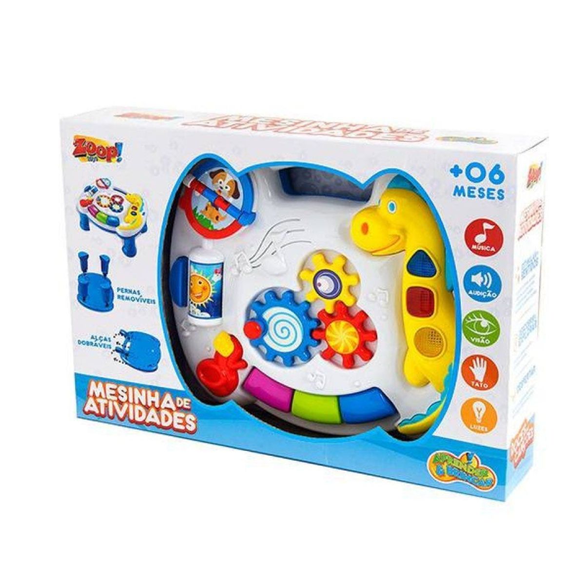 Mesinha De Atividades Zoop Toys Zp00043 - Bumerang Brinquedos