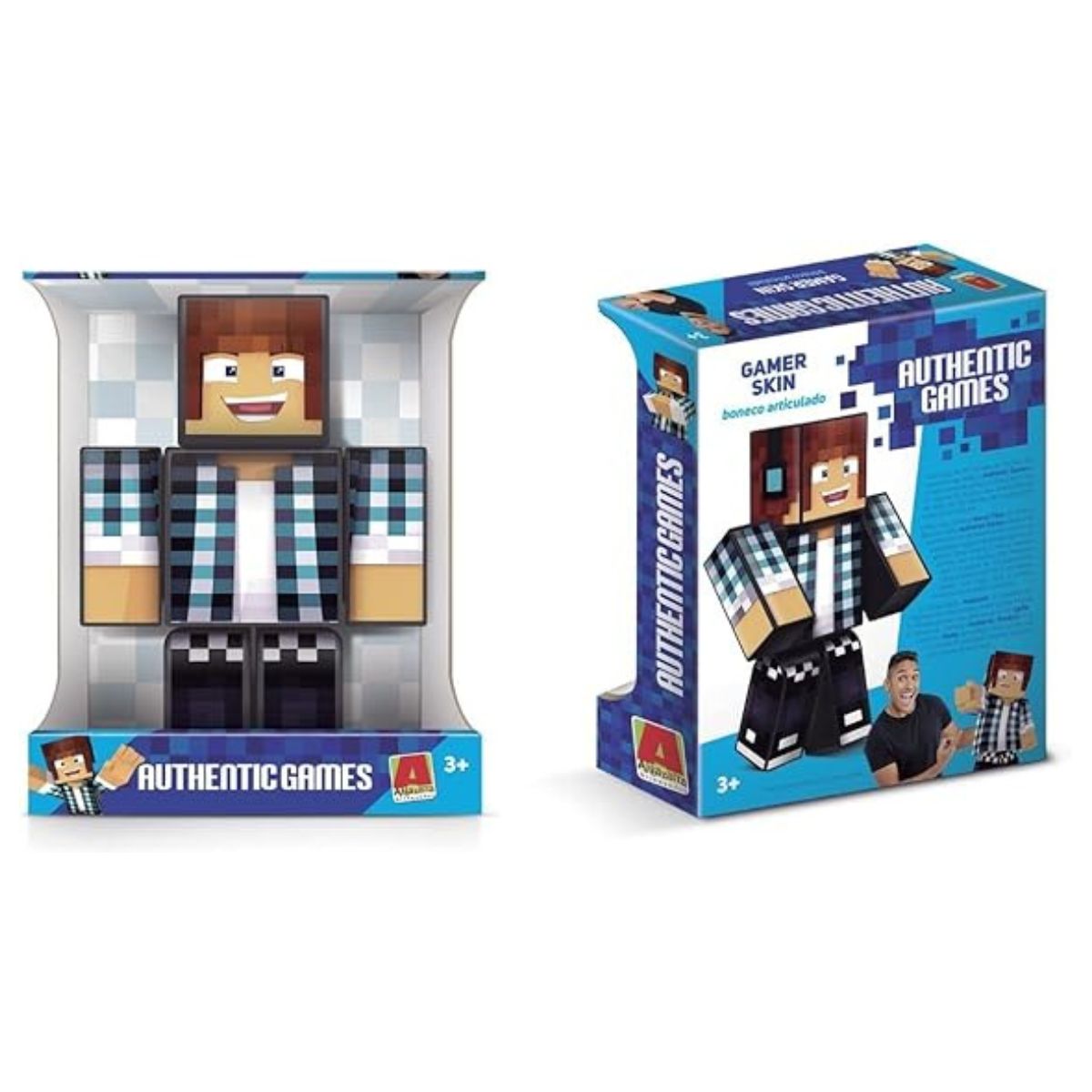 Boneco Youtuber Authentic Games 25 Cm Algazarra 3.03.1215