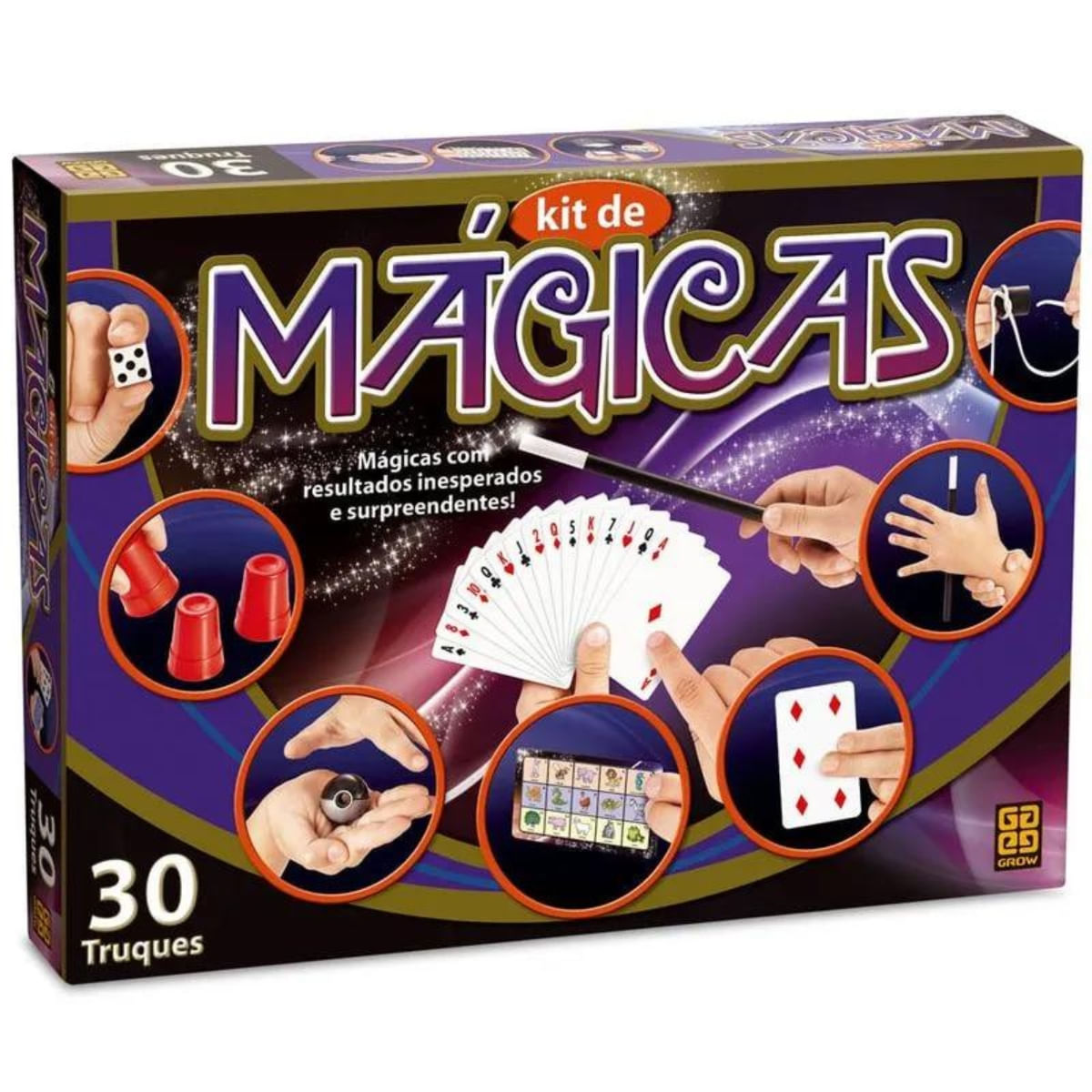 Kit De Mágicas 30 Truques Grow 02525 - Bumerang Brinquedos