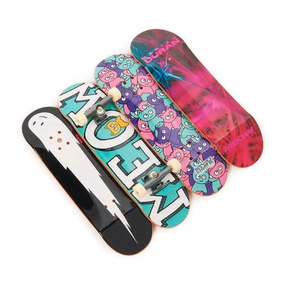 Kit De Skate De Dedo Tech Deck Meow Com 4 Sunny 002891 - Bumerang