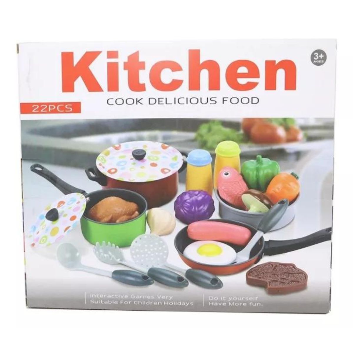 Kit Panelinhas Infantil 22 Peças Shiny Toys 001222 - Bumerang