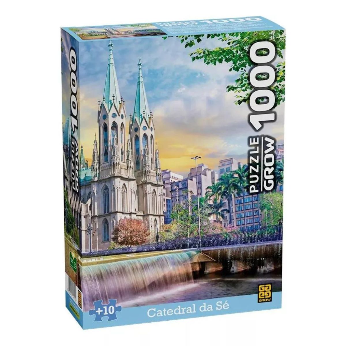 Quebra Cabeça Catedral Da Sé 1000 Peças Grow 04554 - Bumerang
